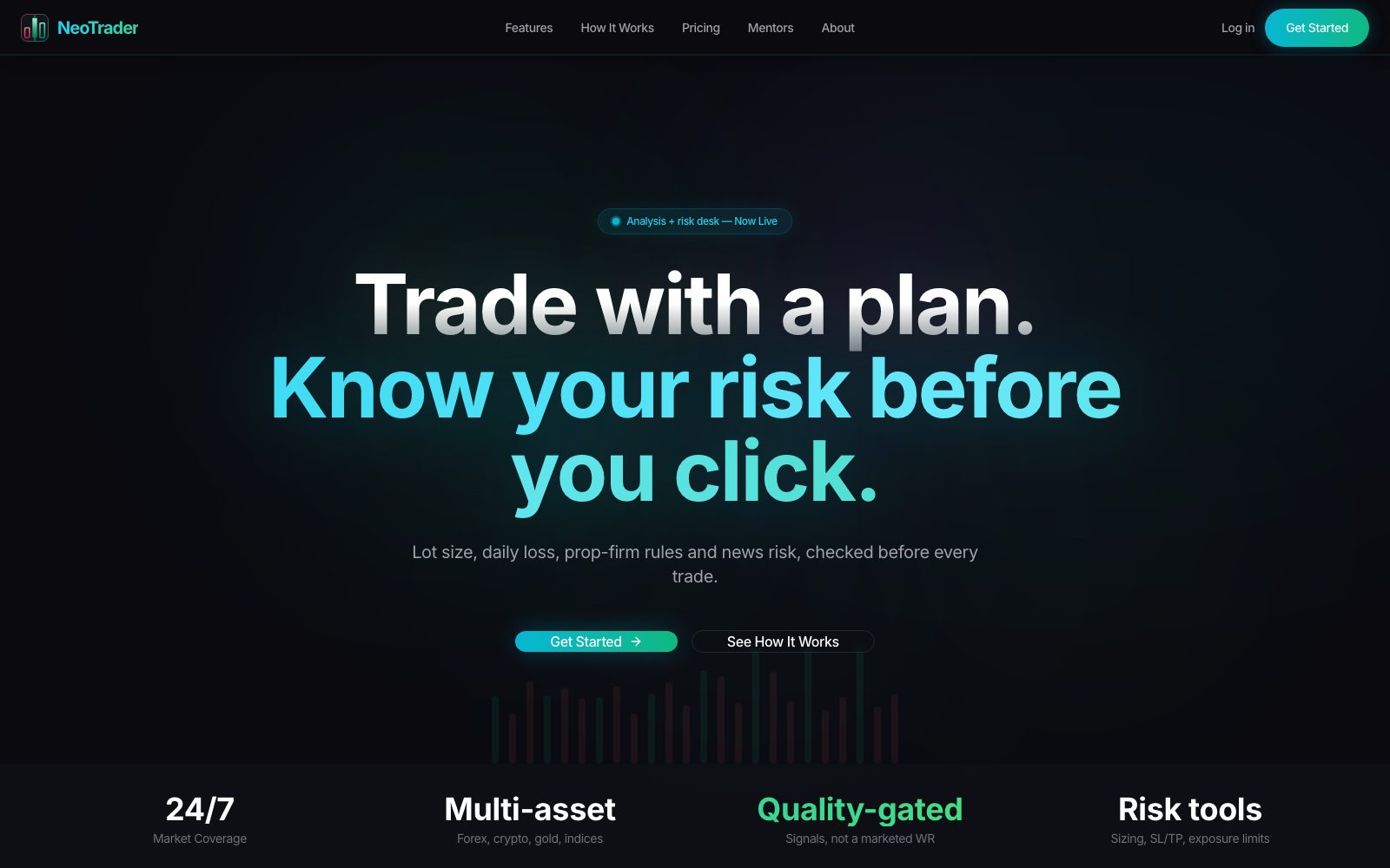 NeoTrader home page
